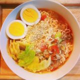 【サッポロ一番 塩ラーメン】袋ラーメンアレンジ【節約ごはん】